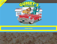 Tablet Screenshot of gumbyspizza.com